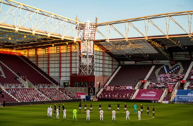 Live coverage of the Championship clash between Hearts and Alloa Athletic. Picture: SNS