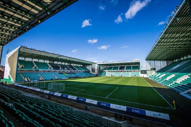 A general view of Easter ROad