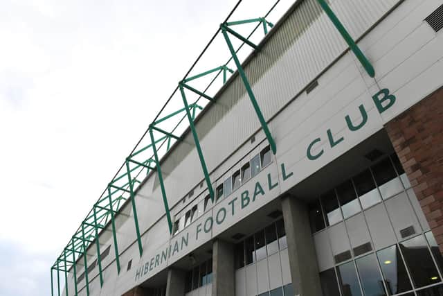 A general view of Easter Road stadium
