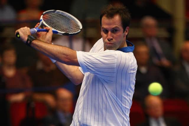 Former British No.1 Greg Rusedski will be in attendance at the event in Edinburgh later this summer. Picture: Getty/Brodies Tennis Invitational