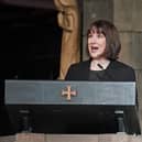 Shadow chancellor, Rachel Reeves gave a eulogy during the memorial service of Alistair Darling at Edinburgh's St Mary's Episcopal Cathedral.