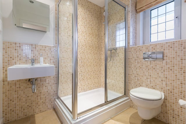 One of the family home's two en-suite shower rooms.