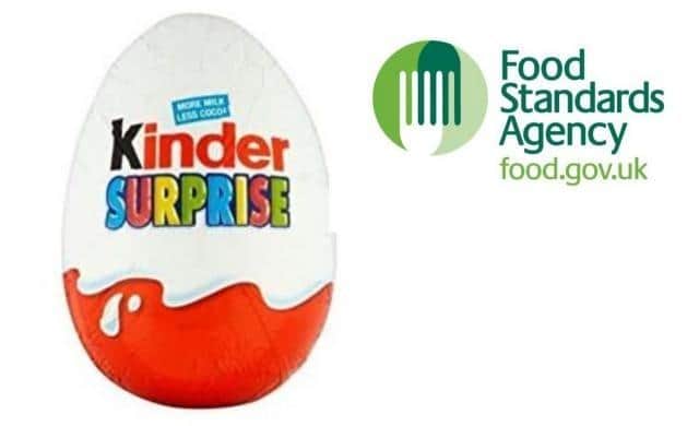 Surprise...some kinder treats have been recalled over salmonella fears.