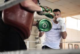 Josh Taylor is now just days from his clash with Teofimo Lopez in New York. Picture: Wow Hydrate.