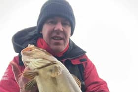 David Cooper, winner of the St Serfs Open and leader in the Edinburgh Winter Shore League, with cod. Contributed