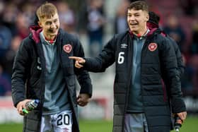 Harry Cochrane and Anthony McDonald have a chance to impress at Hearts.