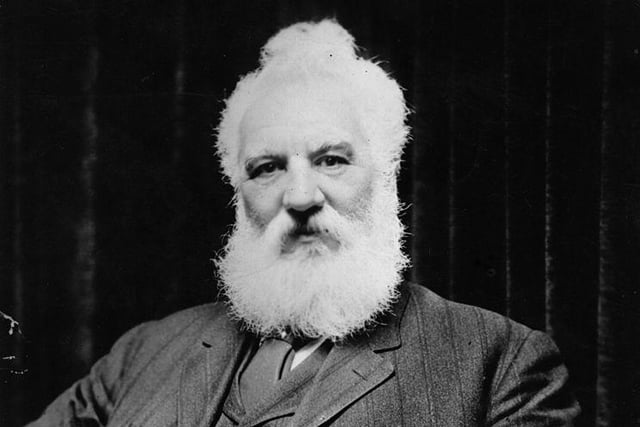 Scottish inventor Alexander Graham Bell was a student at the Royal High School in Edinburgh. He left school at the age of 15, having received lacklustre grades, but went on to become a groundbreaking inventor, patenting the first ever telephone.