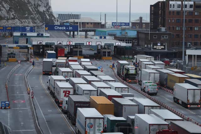 The end of the Brexit transition period is expected to cause disruption to trade with the EU (Picture: Daniel Leal-Olivas/AFP via Getty Images)