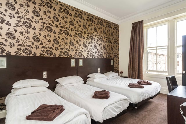 The bedrooms in the hotel are located at first, second and third floor levels.