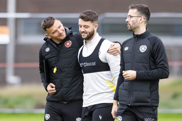 Craig Halkett's return from injury is a huge positive for Hearts.