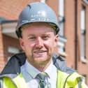 Shaun Quinn, site manager for Barratt Homes’ Pentland View development in Roslin.