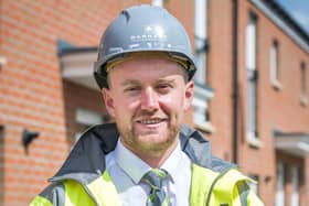 Shaun Quinn, site manager for Barratt Homes’ Pentland View development in Roslin.