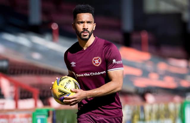 Shay Logan would be keen to extend his deal at Tynecastle. Picture: SNS