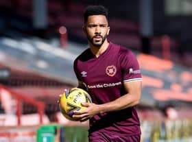 Shay Logan would be keen to extend his deal at Tynecastle. Picture: SNS