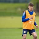 Dundee United midfielder Archie Meekison in training for Scotland. Picture: SNS