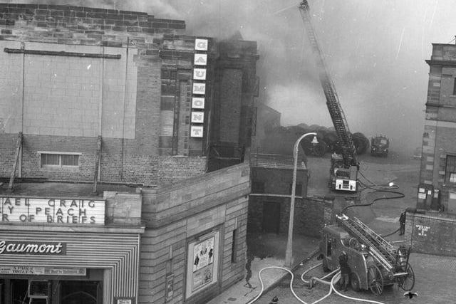 The Gaumont Cinema in Canning Street was destroyed by fire in May 1962.
