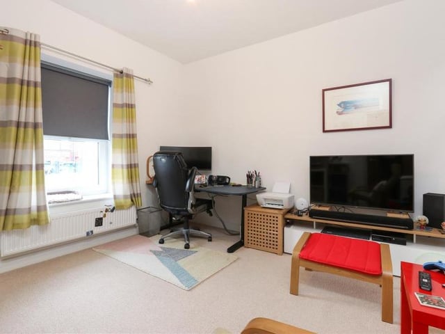 The third bedroom is a sizeable, flexible space. It can be turned into a fantastic work-from home room or even a games room.