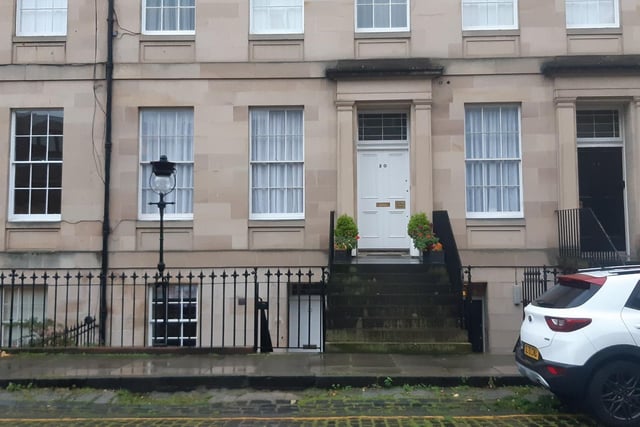 Children's author Robert Michael Ballantyne (1825-1894) wrote more than 100 books, the most famous of which was The Coral Island. He was born at 25 Ann Street, but a few years later the family was living at 20 Fettes Row (pictured) in the New Town. The family ran a printing business in the Canongate, but a UK-wide banking crisis in the year of his birth saw the business collapse.  When he was 16 he went to Canada and spent five years working for the Hudson's Bay Company before returning to Scotland in 1847 and launching his writing career. He married in 1866 and spent his later years in London and then Rome.