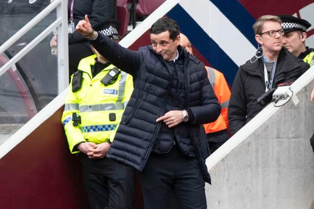 Jack Ross tasted derby victory at Tynecastle back in December.