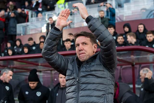 Daniel Stendel arrived as Craig Levein's replacement but Hearts remain bottom of the table. Picture: Craig Williamson / SNS Group