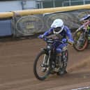 Josh Pickering top scored with 13 but it was all in vain as the Edinburgh Monarchs crash out of the KO Cup. Picture: Jack Cupido.