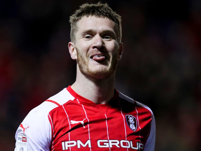 Age: 30; Position: Striker; Appearances: 198; Goals: 58; Previous clubs: Bury, Northampton, Pompey, Barnsley, Swindon, AFC Wimbledon, Colchester, Newport, Accrington, Charlton