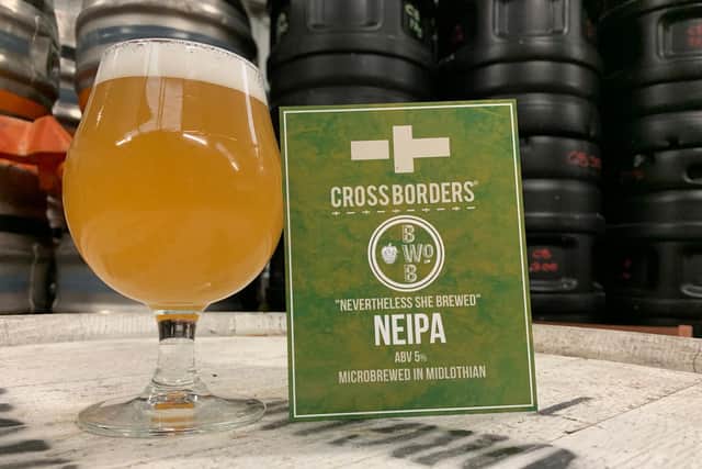 The group teamed up with local brewery Cross Borders, to brew a 5% ABV New England IPA (NEIPA).