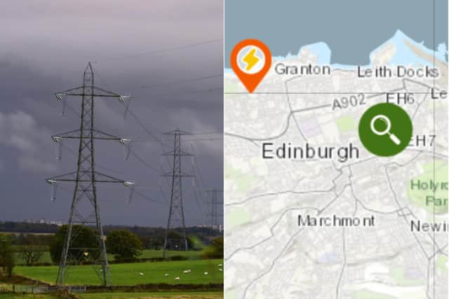 There has been power cuts in Edinburgh