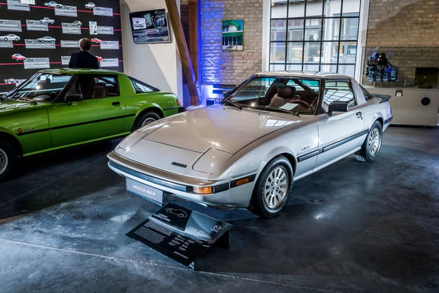 I guess if you’re going to have an RX-7 — the finest example of a rotary sports car — in your collection, it should be the one which was gifted by Mazda to the creator of the engine, Dr Felix Wankel. Obviously a very kind gesture. But there was just one problem: Dr Wankel didn’t have a driving licence.