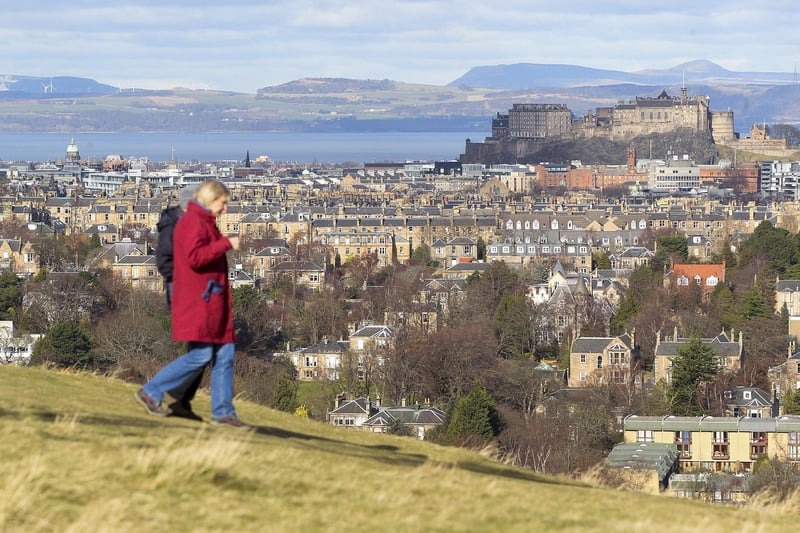 Another of Edinburgh's hills recommended by our readers, Blackford Hill offers spectacular views across the city on a clear sunny day.