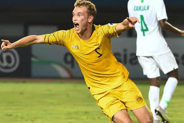 Australian defender Nathaniel Atkinson is due to arrive at Hearts.