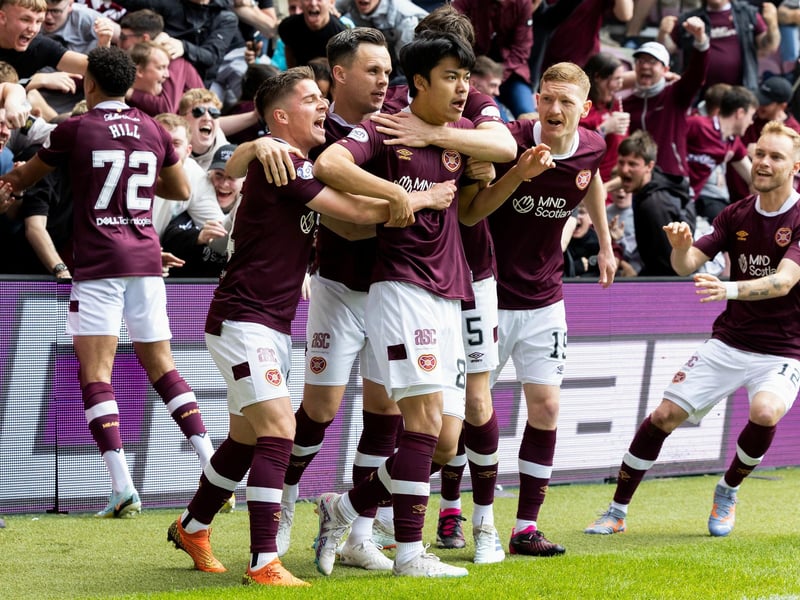 Hearts take the lead