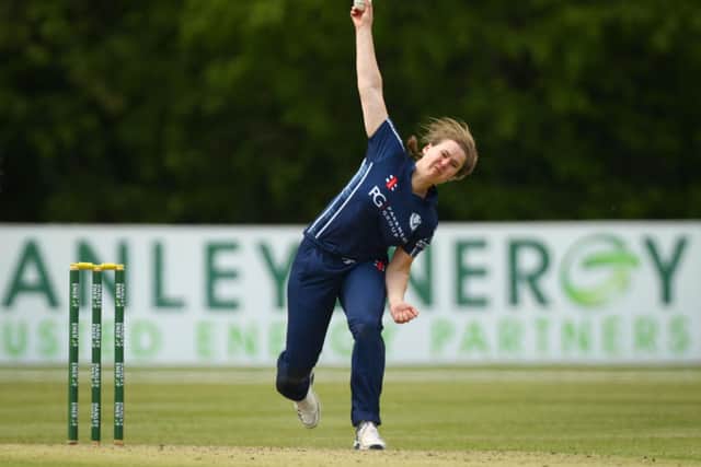 Kathryn Bryce is a key player for Scotland with ball and bat
