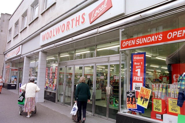 Exterior shot of Woolworths in Musselburgh.
