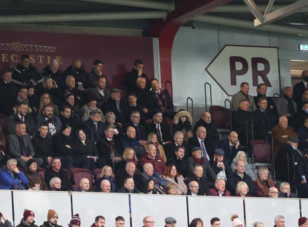 Foundation of Hearts represented supporters on the Heart of Midlothian FC board at Tynecastle.