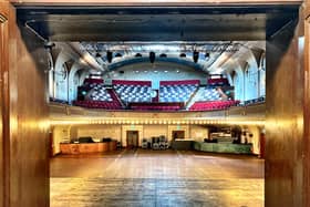 The actor's view of Leith Theatre's main hall, taken from backstage