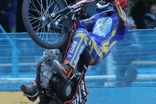 Sam Masters was again Monarchs' top scorer in the defeat at Poole. Picture: Jack Cupido.