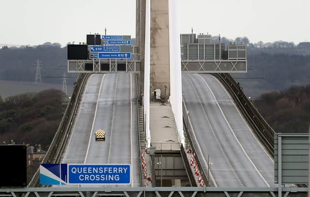 Research is continuing into a bespoke system to prevent ice forming on the bridge and avert further closures. Picture: Andrew Milligan/PA Wire