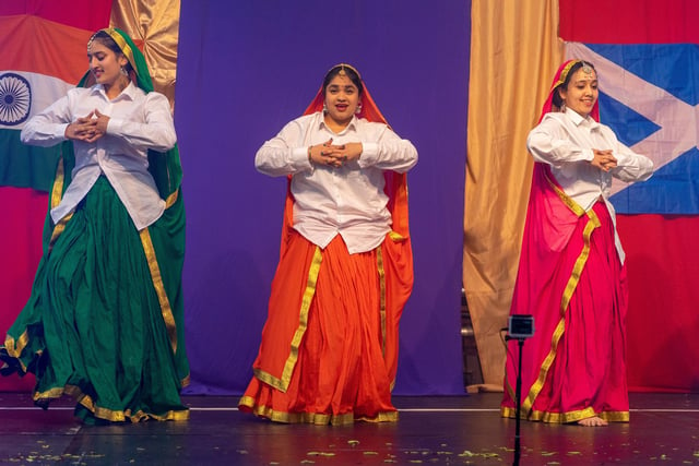 These three performers brought more colour to the stage at the festival.