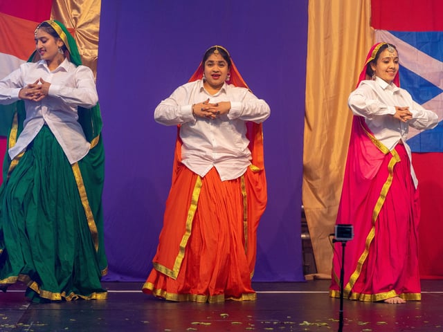 These three performers brought more colour to the stage at the festival.