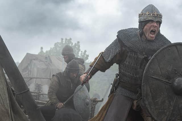 Most of the dialogue in King and Conqueror seems to have been recorded by microphones hidden under bushy moustaches and tapestries, says Susan Morrison (Picture: Lilja Jons/BBC)