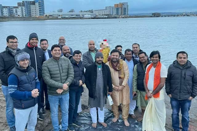 The organisers of the Chhath Puja apologised for an "error of judgement" on Saturday. Pic: Bihari Community of Scotland Facebook