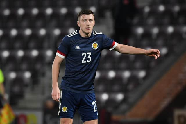 Campbell won two caps for Scotland Under-21s last season