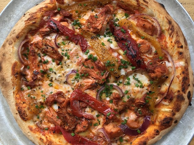 Harmonium is a completely vegan bar and restaurant in Leith that serves homemade pizzas, burgers, and "unforgettable" desserts.