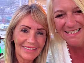 April McNair from Corstorphine (left) went to Tenerife with her friend, and the pair had to wait more than 15 hours before their flight left the Canary Island bound for Edinburgh.