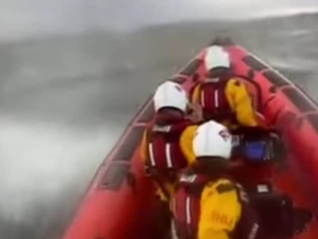 RNLI Queensferry shared the footage on Facebook.