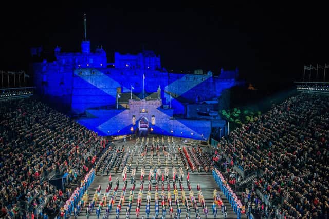 The Tattoo has been staged at Edinburgh Castle esplanade since 1950. Picture: Ian Georgeson