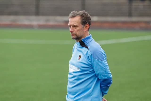 Bo'ness manager Max Christie