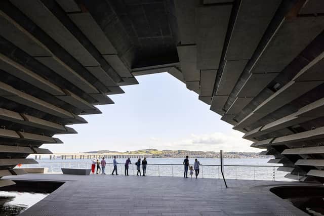 V&A Dundee has transformed Dundee's waterfront since construction work began in 2015. Picture: Hufton & Crow
