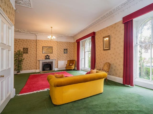 The property's living room.